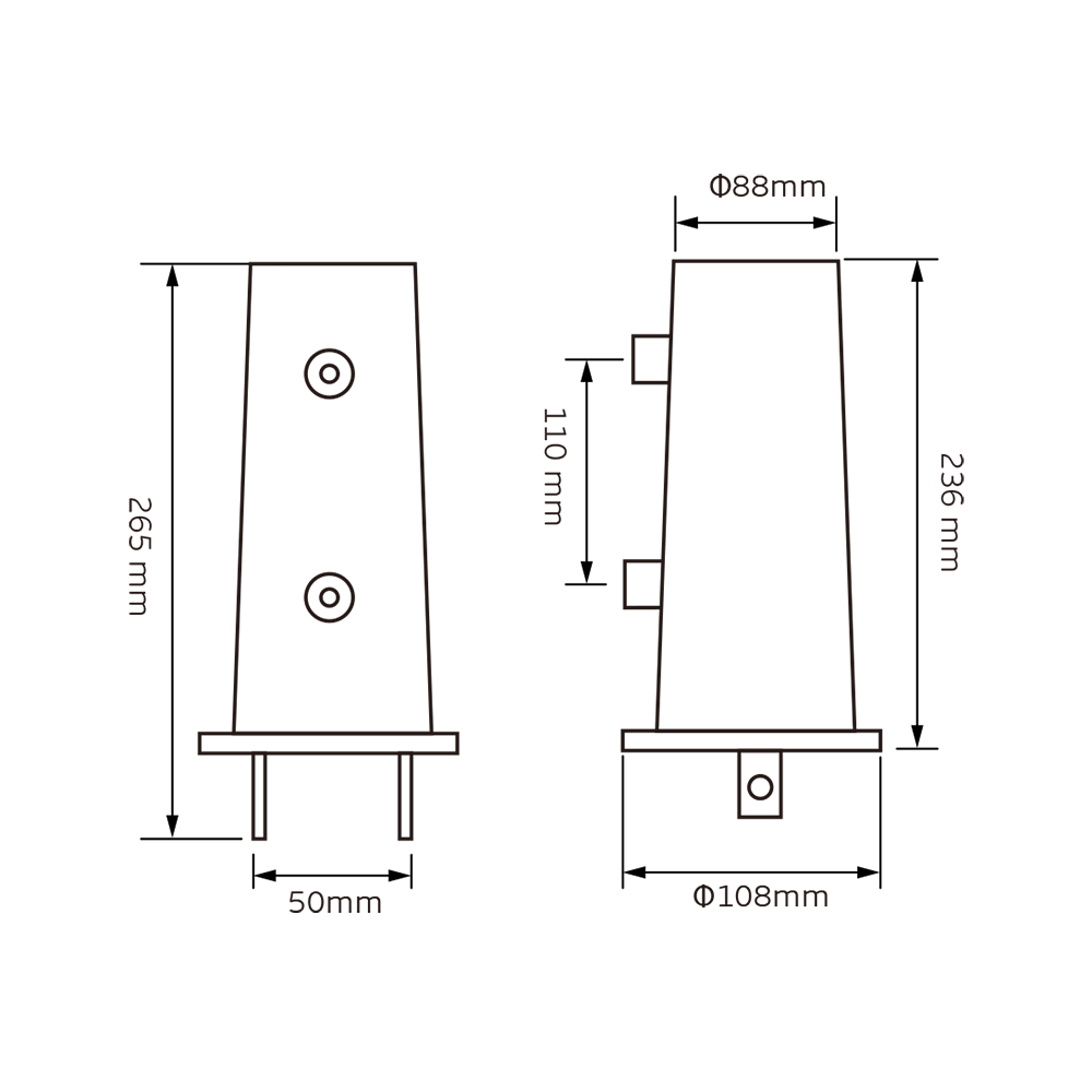 Solid State Decoupler Linedrawing