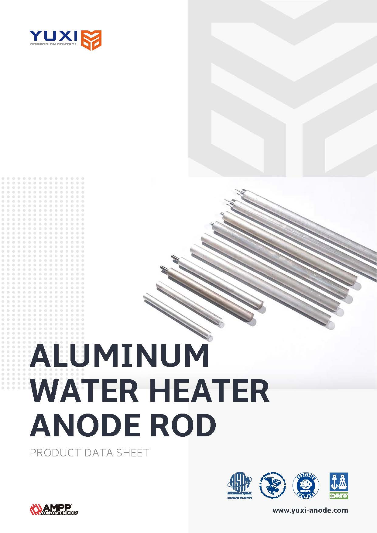 Aluminum Water Heater Anode Rod Datasheet