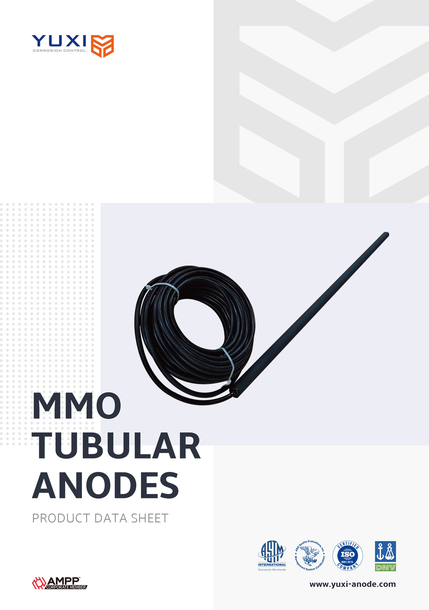 MMO Tubular Anodes Datasheet
