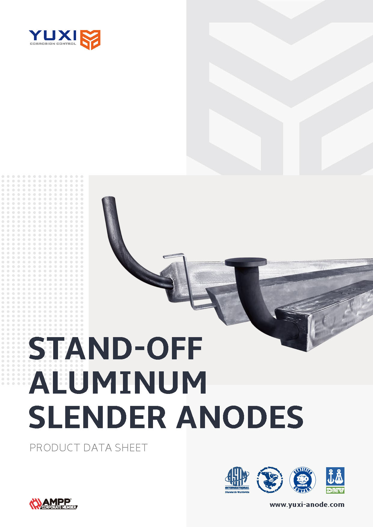 Stand-off Aluminum Slender Anodes Datasheet
