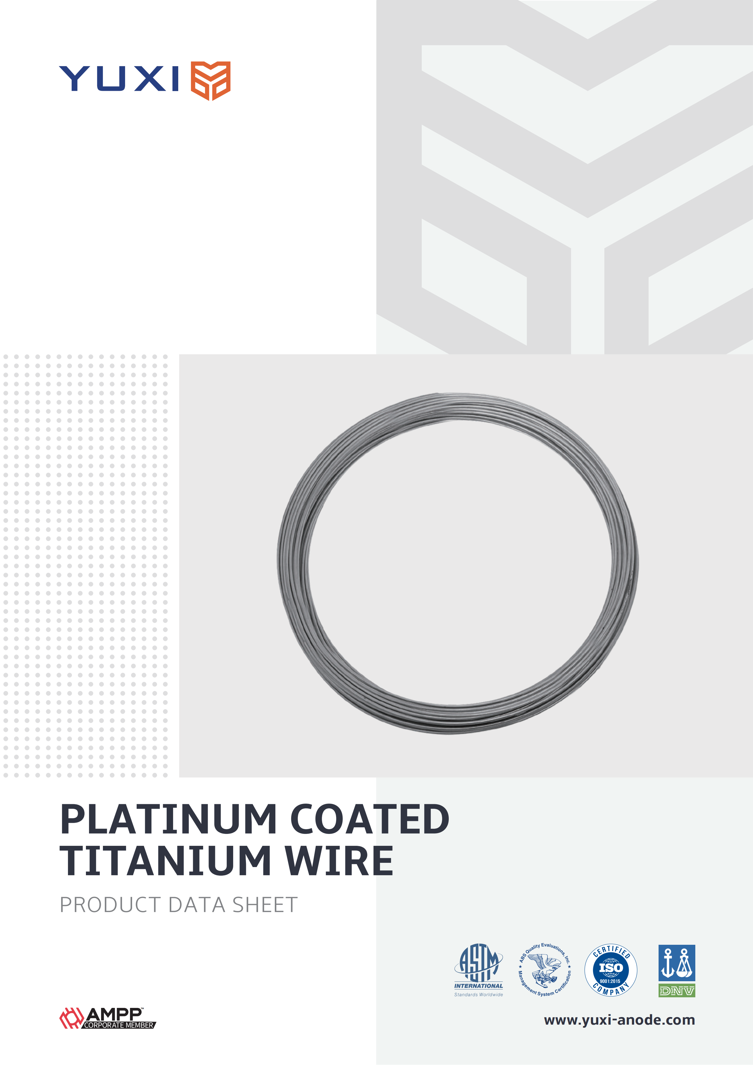 Platinum Coated Titanium Wire Datasheet